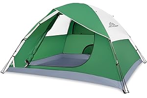 JELUCAMP 1/2/4/5/6 Person Dome Tents for Camping, Lightweight Portable Backpacking Tent, Small Easy Set Up Outdoor Waterproof Camping Hiking Tent for Adults