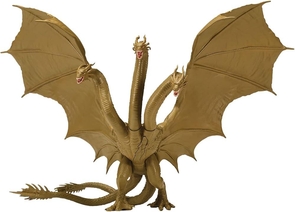 MonsterVerse King Ghidorah 6 Inch Action Figure Battle Damage Reveal