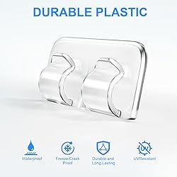 Hooks for Outdoor String Lights Clips: 26Pcs Heavy