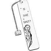LovizoL Funny Gifts Bookmark, is That Smut? Novelty Gag Graduation Book Mark for Female Friend Bookish Nerd Booklover Adult Women, Christian Book Marker Gifts for Book Lovers Christmas Gift