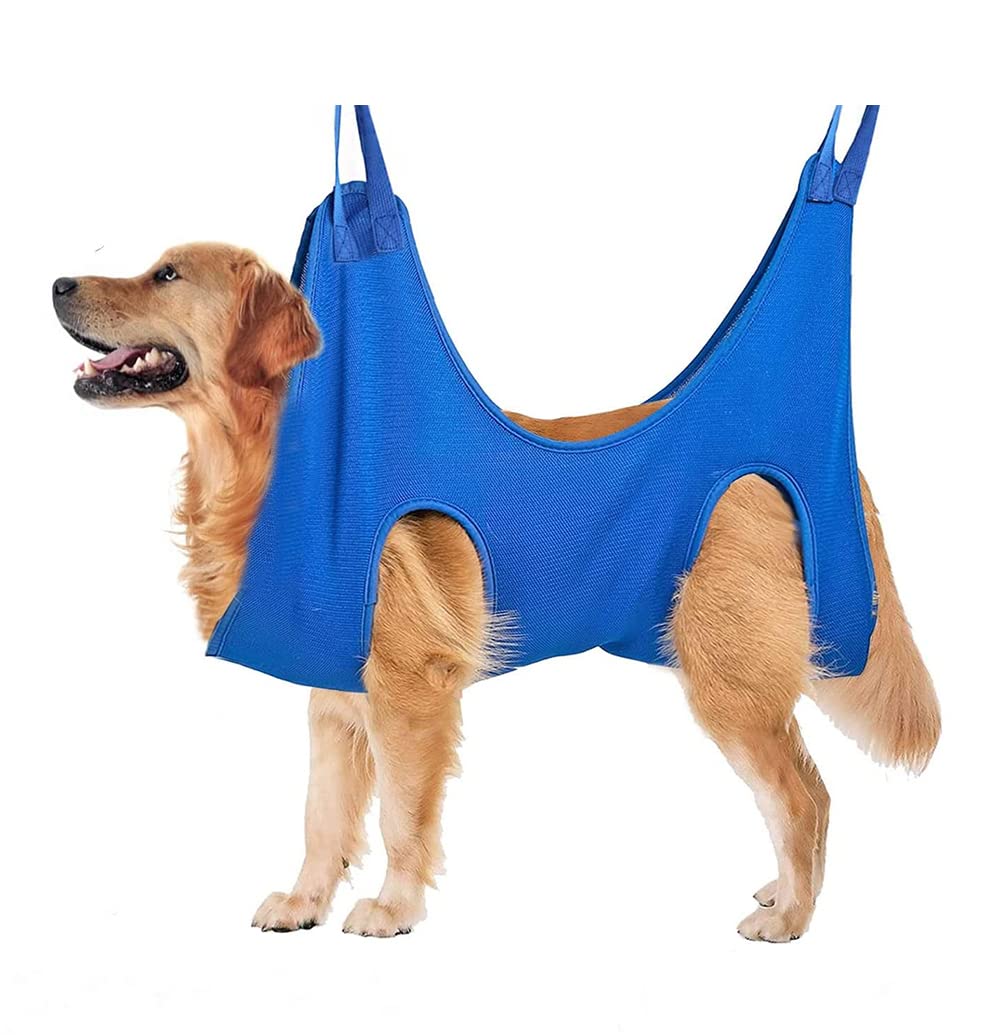 Dog Grooming Hammock Pet Grooming Hammock Harness for Small and Medium Dogs, Dog Cat Hammock Helper Restraint Bag Hanging Harness for Nail Trimming Pet Grooming Table Shower & Bath Accessories