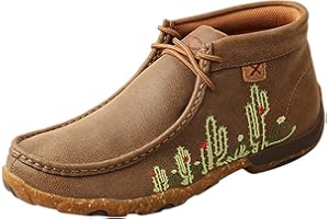 Twisted X Womens Handcrafted Cowgirl Lace-up Chukka Shoes
