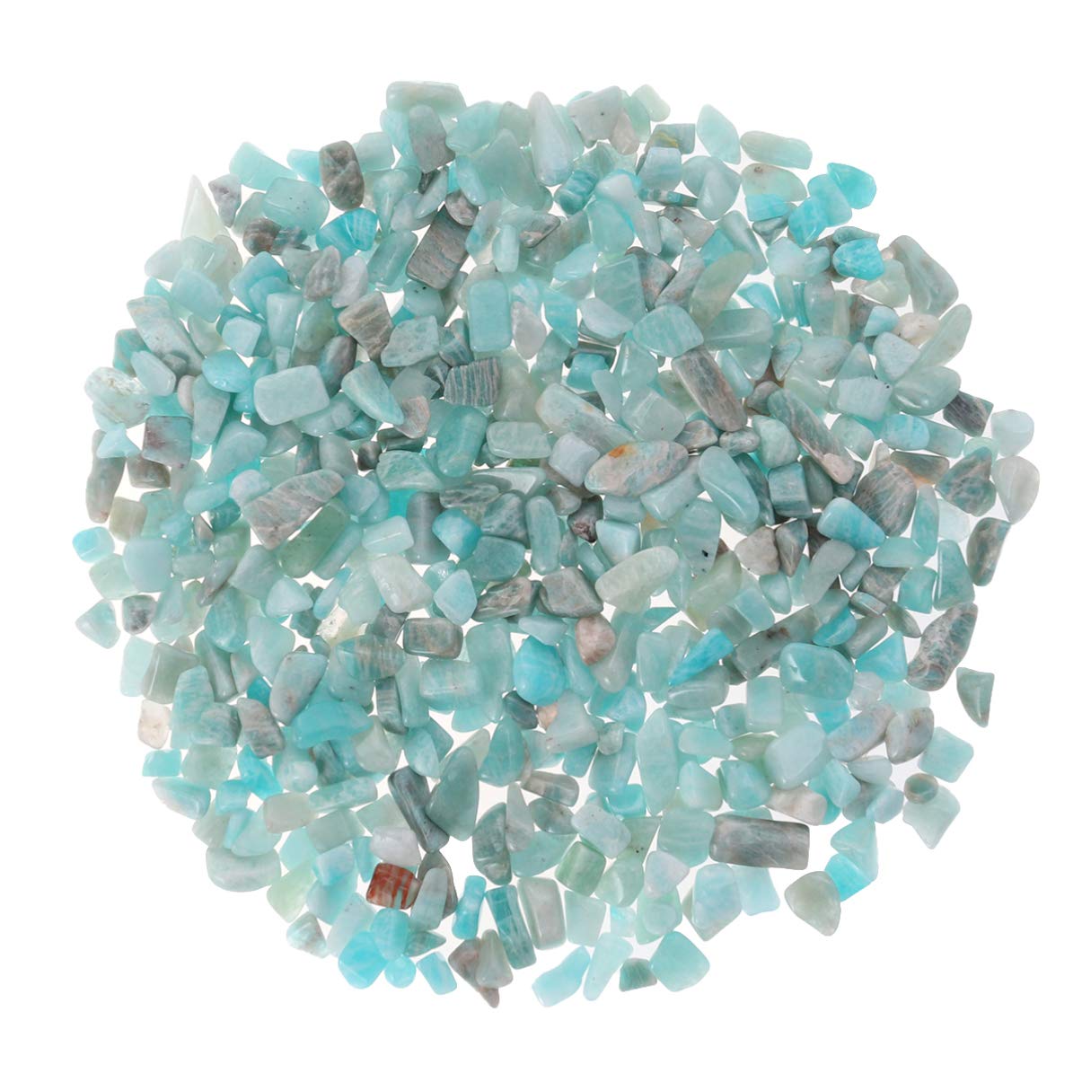 POPETPOP Aquarium Gravel Decorative Pebbles Underwater Landscaping Crushed Stone for Vase Fillers,Plants Bonsai 100g (Stone)