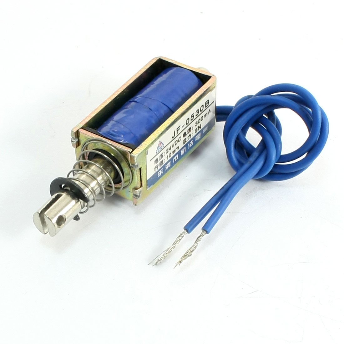 sourcingmap JF-0530B Pull Push Type Eelectric Solenoid Electromagnet 10mm 5N DC24V 2.1x2.5cm