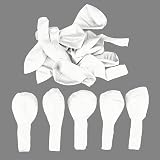 SHATCHI White Balloons 10 Pack 12 Inch Biodegradable Latex Helium Party Decor view 9