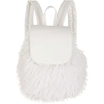 Amazon.com: Clueless Cher White Fuzzy Backpack for Adults ...