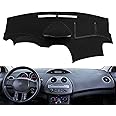 Fcovergurus Dash Cover Mat Custom Fit for Mitsubishi Eclipse/Eclipse Spyder Without Climate Sensor, Dashboard Cover Pad Carpet Protector(Black) F113