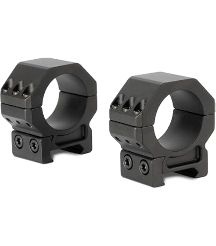 SNIPER® Quick Detach Picatinny Scope Rings – High Profile, 1 Inch, 2-Piece Set
