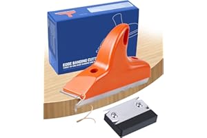 2PCS Edge Banding Trimmer, 3-in-1 Edge Banding Cutter with Sharp Stainless Steel Blades and Ergonomic Grip, Woodworking Trimm