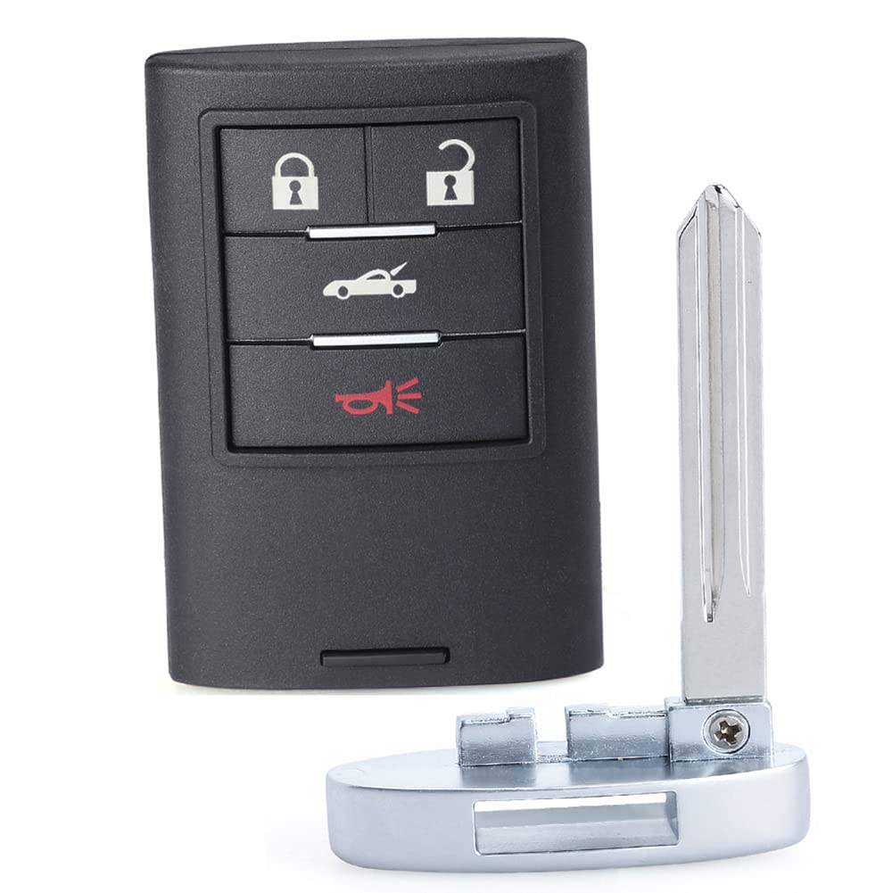 Photo 1 of Keyecu Smart Key Fob Replacement 4 Button for Chevrolet Corvette 2008-2013,FCC ID M3N5WY7777A ,P/N:25926479 25926480