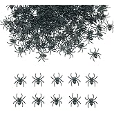 SaktopDeco 200 PCS Mini Plastic Spiders Fake Spiders Realistic Spider for Halloween Decorations