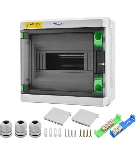 Boîte De Jonction Solaire DC500V 32A Avec Disjoncteur Et Parafoudre - IP65 étanche - Pour Panneaux Photovoltaïques