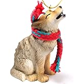 Conversation Concepts Timber Wolf Tiny Miniature One Christmas Ornament - Delightful!