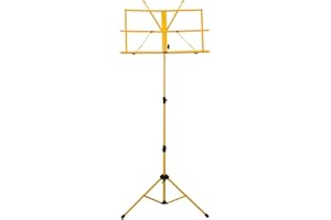 Ravel SSSRAVELYELLOW Folding Music Stand, Yellow