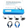 Windplusya Dental Sectional Matrix System, Dental Sectional Contoured Matrices Refill Matrix Bands, Sectional Contoured Metal Matrices, Nickel Titanium Clamp Ring Resin Holder Clip Ring-C2
