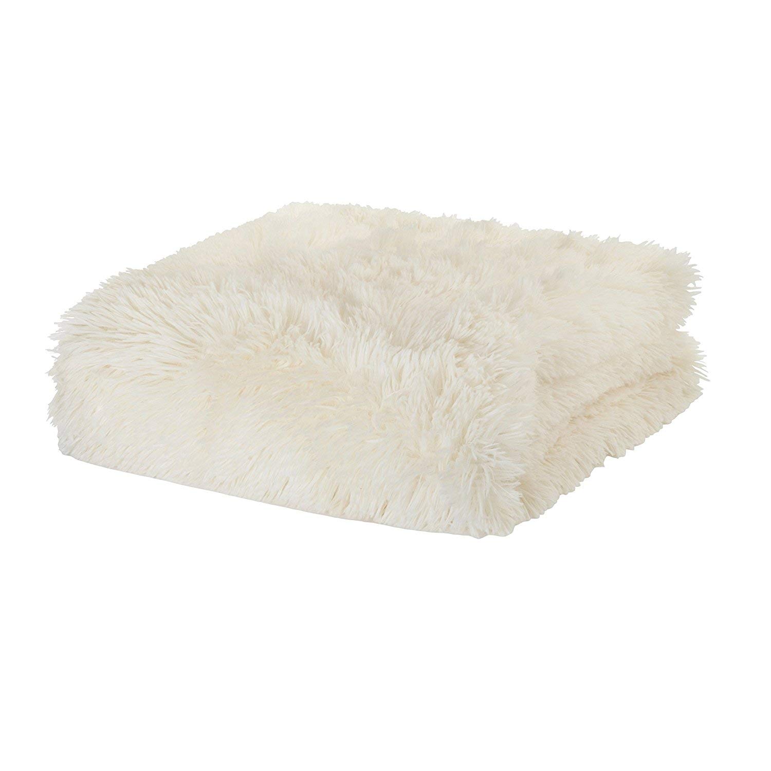 Catherine Lansfield Cuddly Cream, Throw- 150x200cm