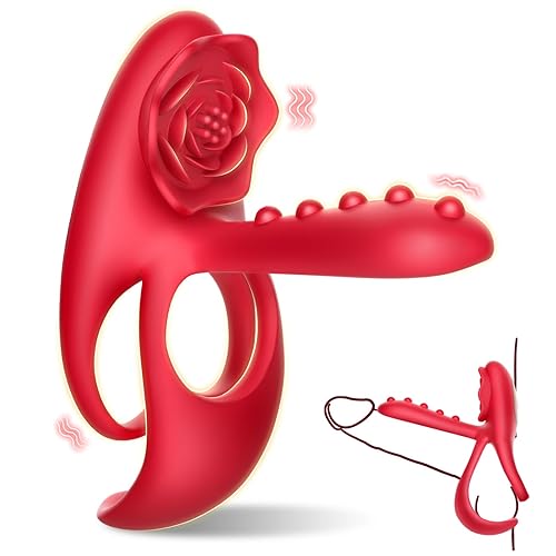 Cock Ring Sex Toys for Men Vibrator with Rose Stimulation Tongue Male Sex  Toy,10 Vibration Modes with G Spot Vibrators Penis Ring Sexual Device Rings  Adult Couple Sex Toys in Dubai -