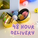TRIXES 12PCS Empty Plastic Fillable Easter Eggs Large Size view 2