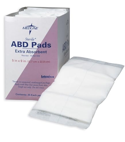GauzeCare Sterile Abdominal- ABD Combine Pads| 40-Pack, 8x10 Inches| E - View #12