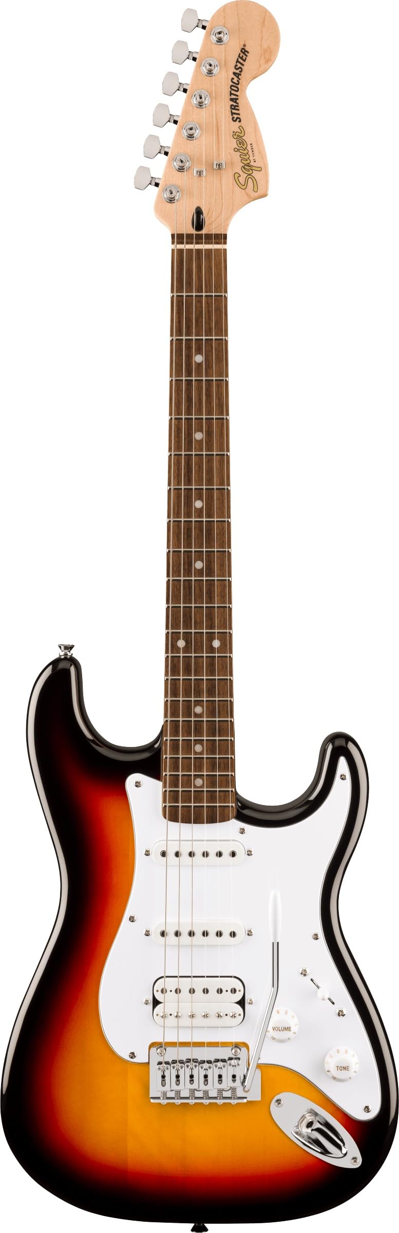 Squier de Fender Affinity Stratocaster Jr. HSS 3 colores Sunburst