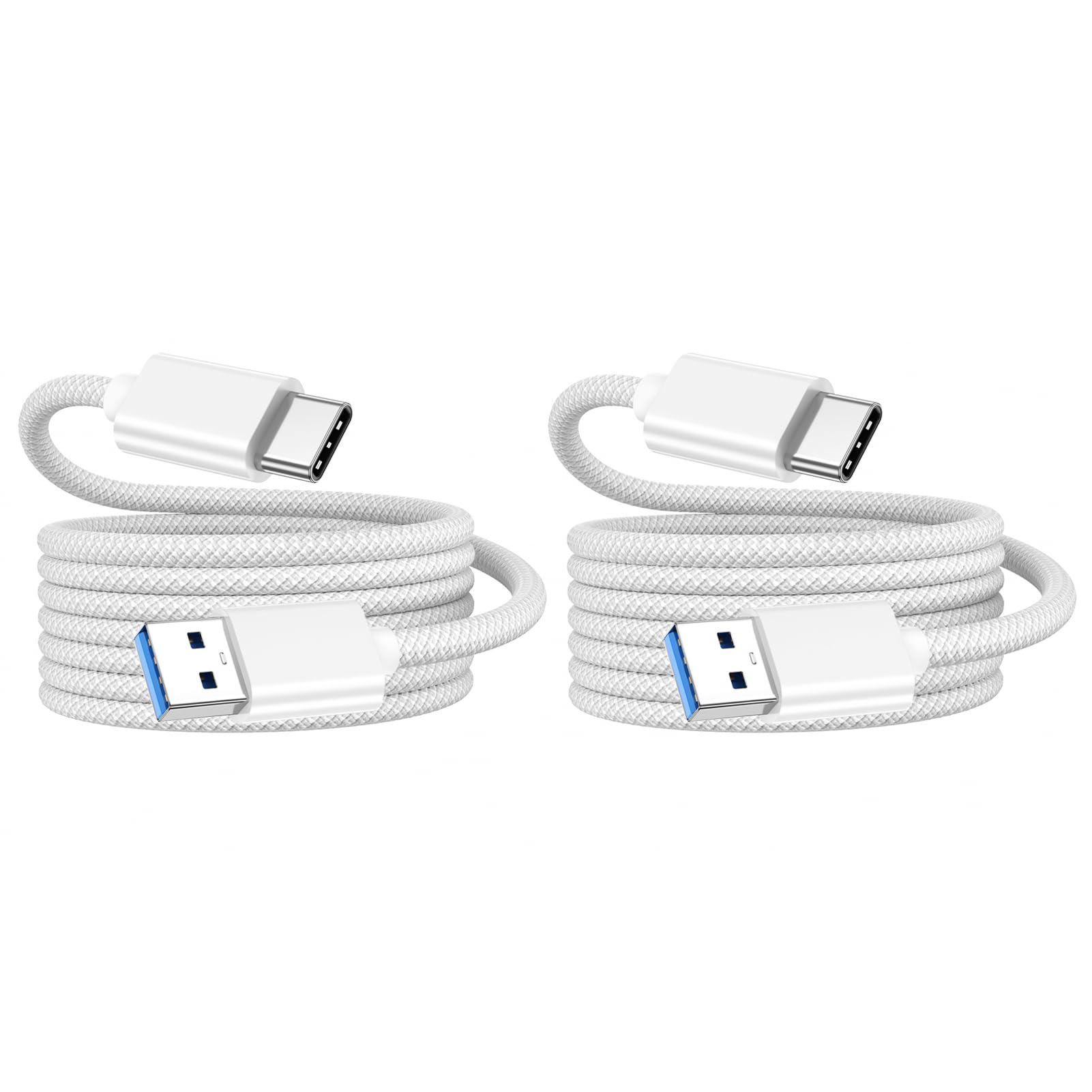 Photo 1 of [6.6FT-2Pack]Car Carplay Woven Cable for iphone 15 USB A to USB C 3.2 Gen 2 Carplay Adapter Cord Wire for iPhone 15,15 Plus,15 Pro/Pro Max,iPad 10,MacBook,iPad Pro,iPhone 15 Car Charger Charge Cable
