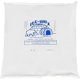 Ice-Brix Leakproof Cold Packs, 8" x 8" x 1-1/2", Reusable and Food Safe (Case of 9)