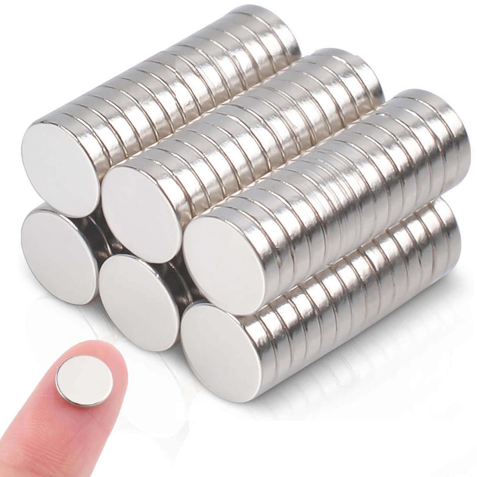 60Pcs Magnets for Crafts, Small Fridge Magnets, Muti-Use Neoydmium Magnet s Round for Whiteboard, Strong Crafts Magnet s for Fridge, Refrigerator, DIY, Office, Notice Board