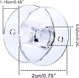 Janome Plastic Bobbins for Home Use Sewing Machines - 10 Pack view 2
