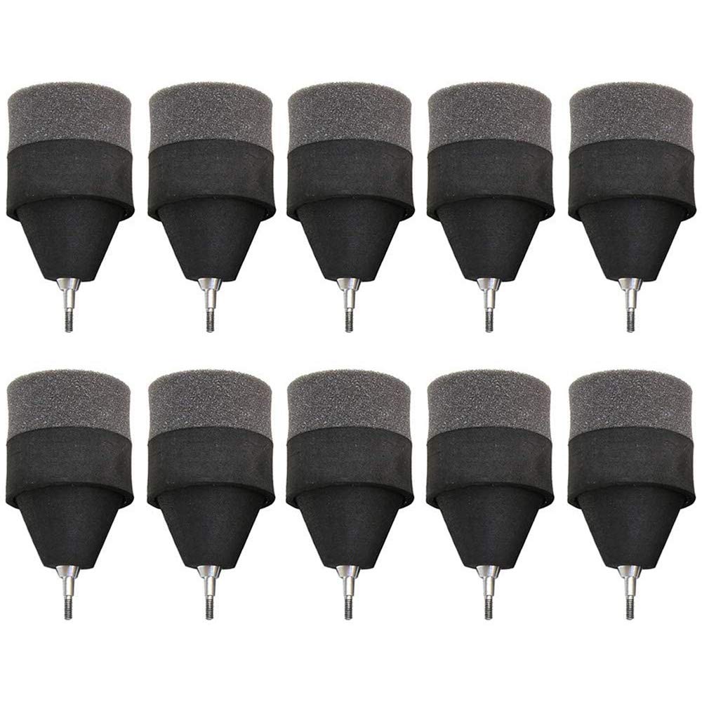 POFET 10pcs Sponge Foam Arrowheads Soft Safety Broadheads Tips for Archery Hunting Practice CS Game