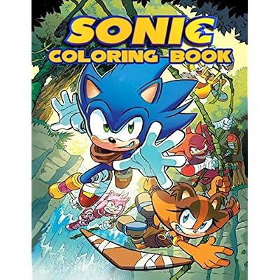 Sonic Coloring Book: 50 exclusive illustrations of Sonic The Hedgehog Paperback &ndash; February 17, 2020