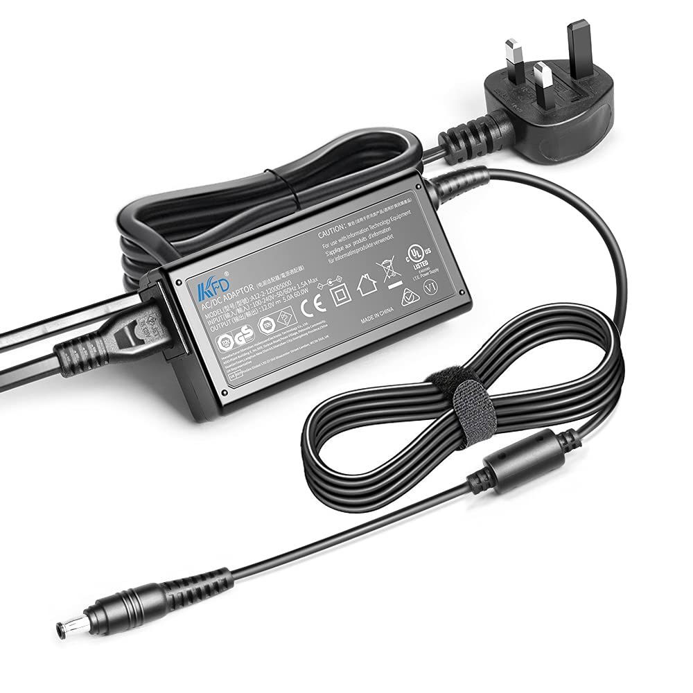 KFD 12V 5A 60W Power Supply Charger for Humax freesat HD recorder humax hdr 1100s 1000S HB1000S 3100S HDR-2000T HDR2000T Set-Top Receiver Boxes bt tv box Freeview Box DTR PVR Box AC/DC Adapter