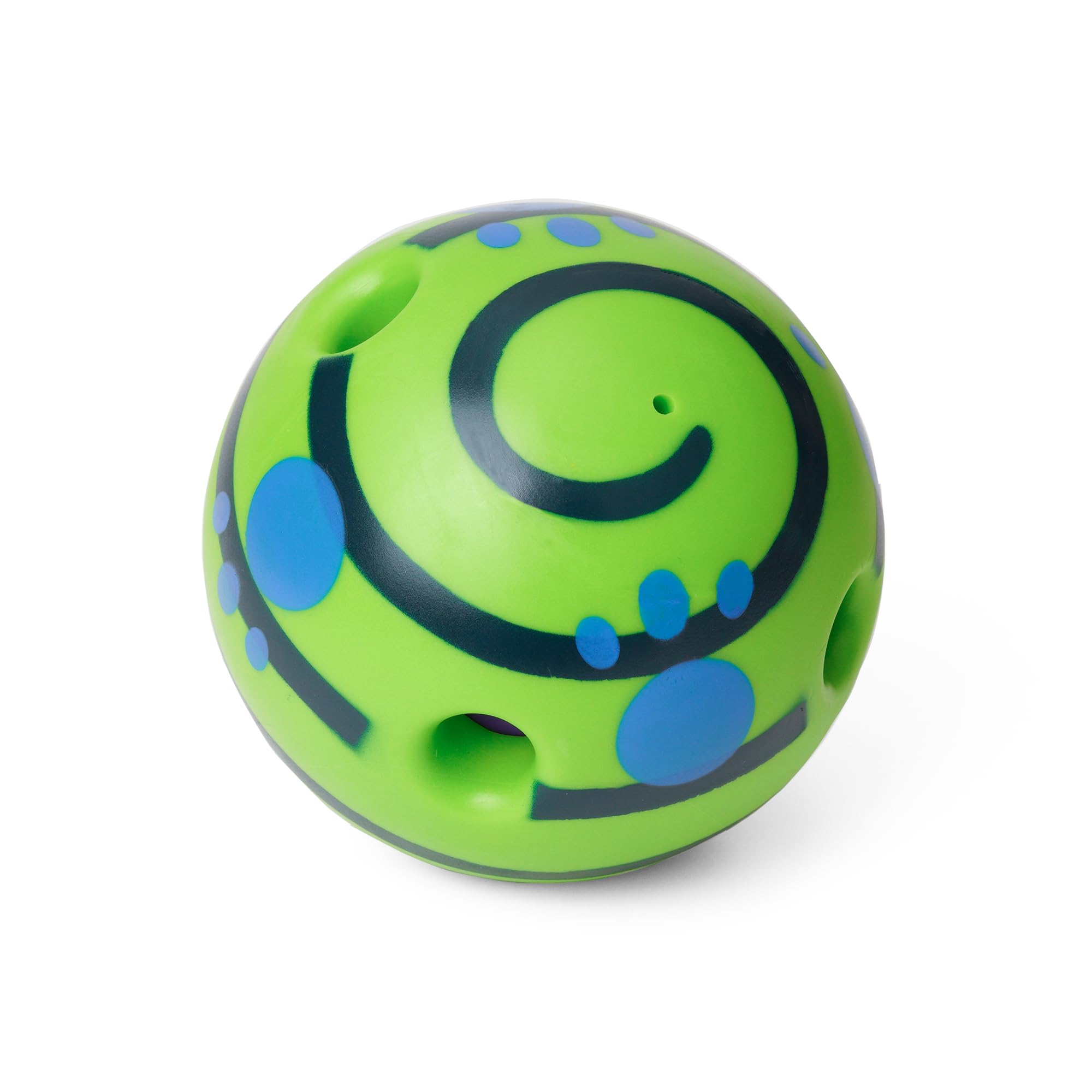Yifugad Interactive Giggle Ball for Dog Squeaky Toy Keep Your Dog Happy All Day, Ball Toys for Large, Medium and Small Pet Cat Relieve Anxiety and Boredom (Green, 4.33 Inch)