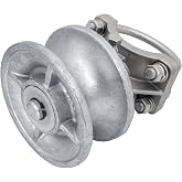 Cantilevered Gate Rollers, Cantilevered Rollers, Rolling Cantilever Slide Gate Roller Hardware, for 4" Post, 2-3/8" Chain Link Fence Gate Frame