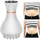 lemonforts Lymphatic Drainage Massager – Portable Cellulite Massage Tool with 19 Intensity Levels for Relaxing Neck, Legs, Arms & Belly