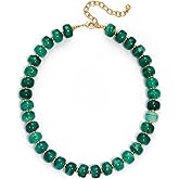 LILIE&WHITE Resin Chunky Beaded Necklace for Women Minimalistic Modern Statement Necklace Jewelry Accessories