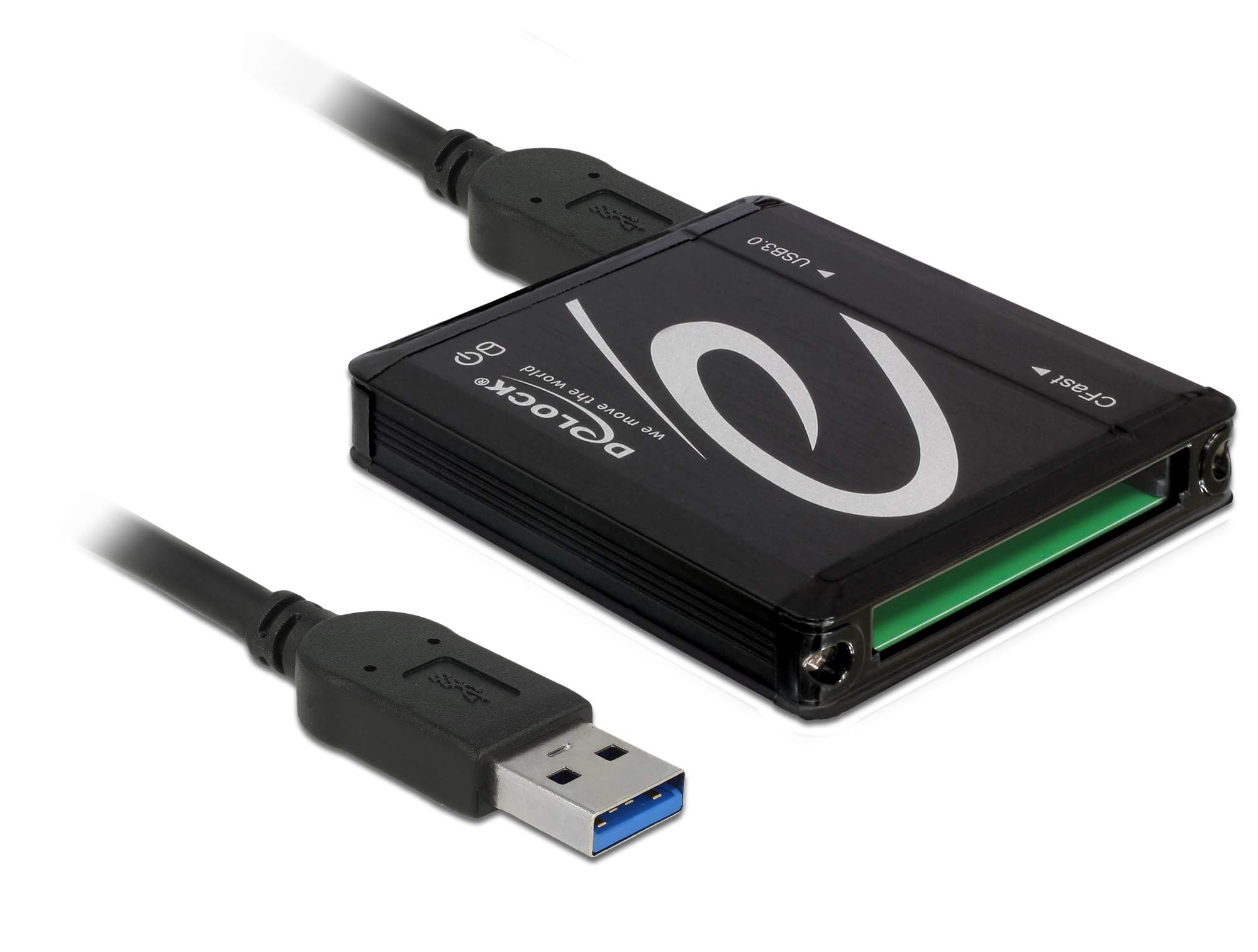 DeLOCK 91686 USB 3.0 CFAST Card Reader, black