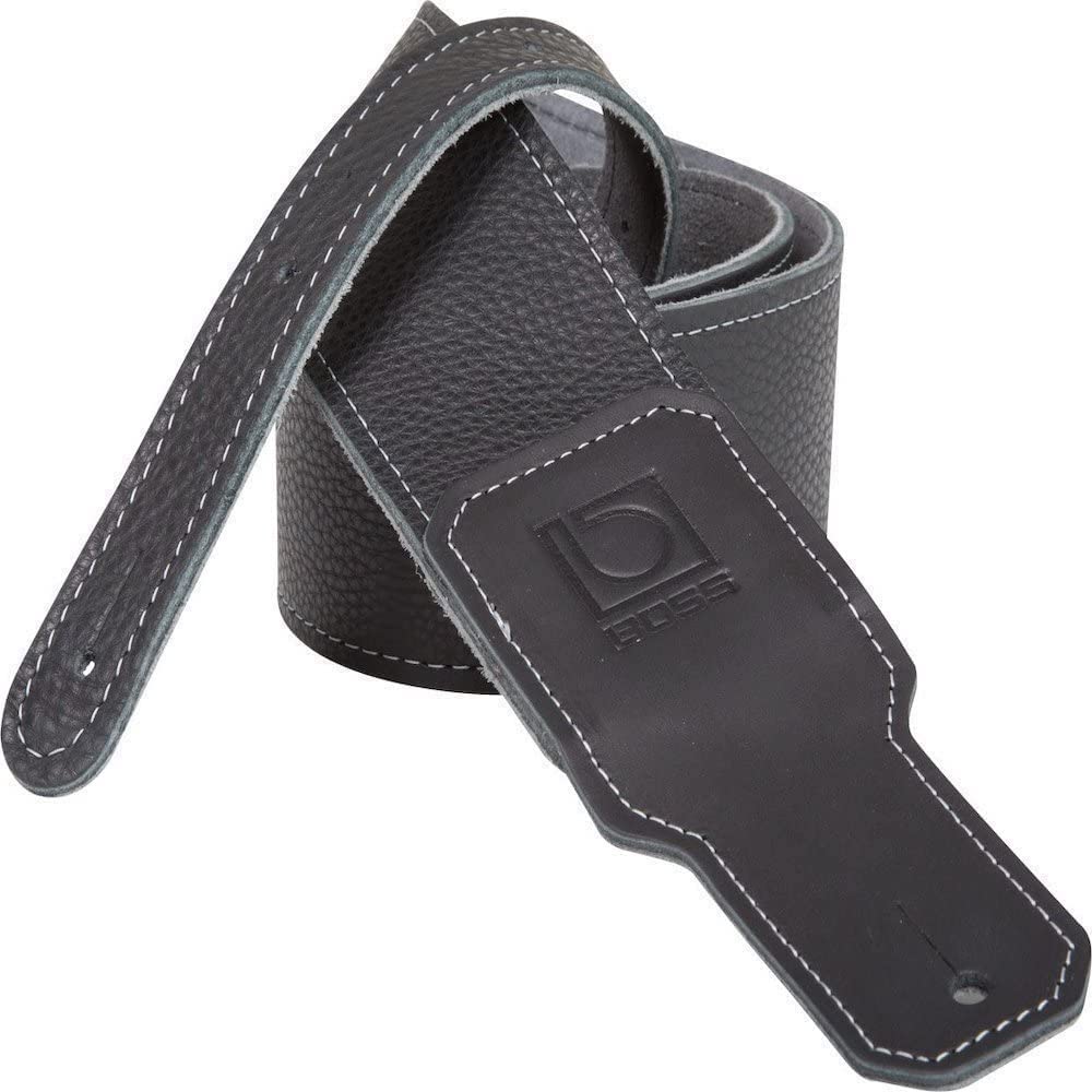 BOSS Bsl-30-Blk Leather Instrument Strap