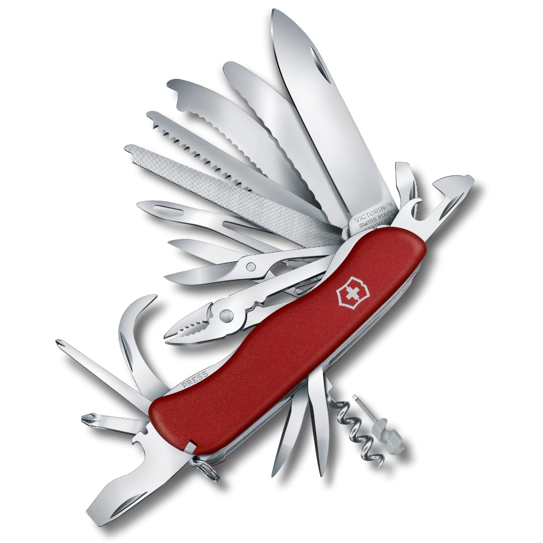 Victorinox Work Champ XL 31 Function Swiss Army Pocket Knife, Red Image