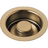 Delta Faucet 72030-CZ Disposal and Flange Stopper, Kitchen, Champagne Bronze, 4.50 x 4.50 x 4.50 inches