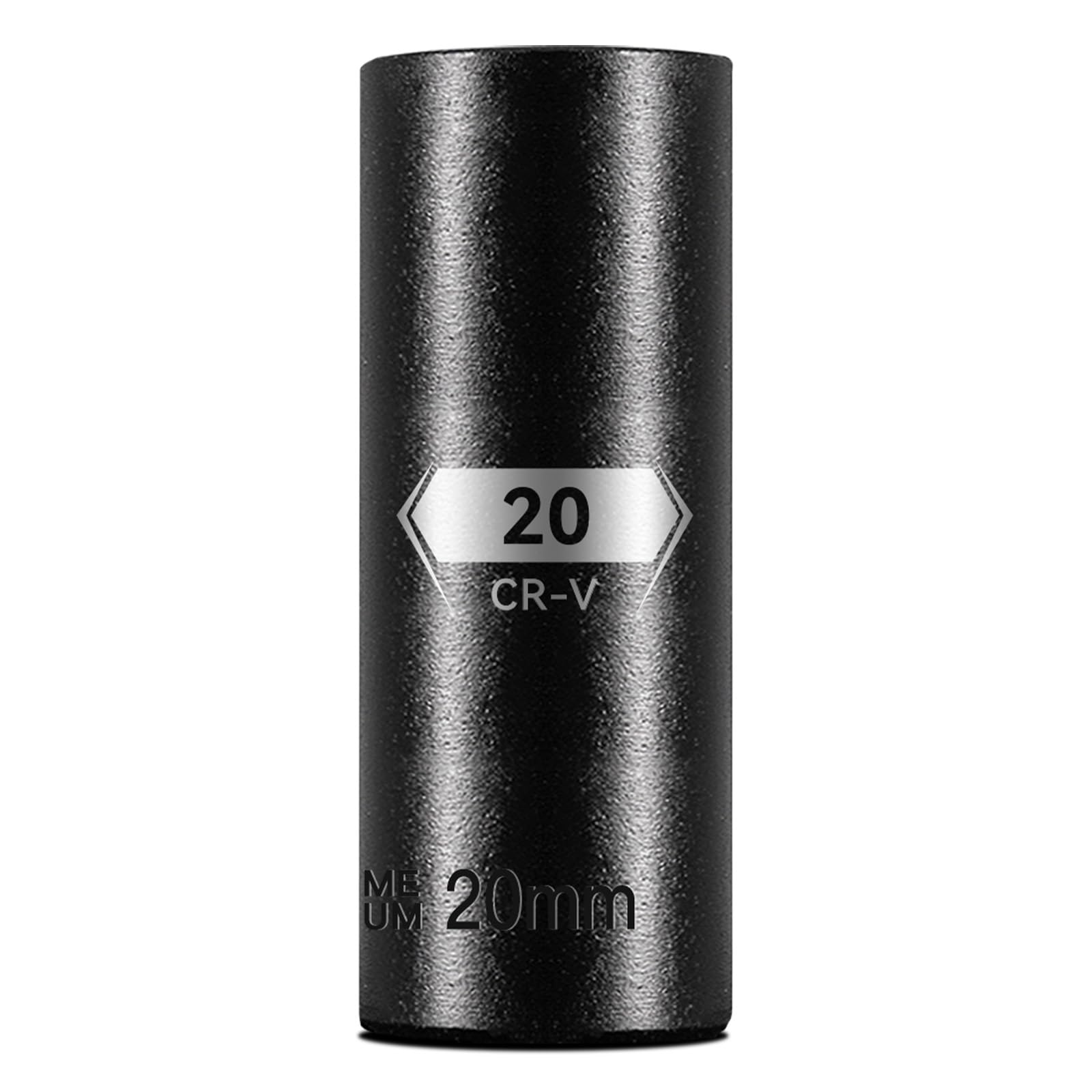 Photo 1 of 1/2 Inch Drive 6-Point Deep Socket, 20mm Deep Impact Socket, CR-V Steel