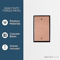 Switch Hits Pink Antique Copper Outlet Wall Plate