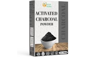 Herbs Botanica Activated Charcoal Powder 100% Food Grade, Natural Detoxifier for Teeth Whitening, Digestive Health, Face Masks, DIY Skincare, Detox Drinks & Bug Bite Relief 3.5 oz Pack