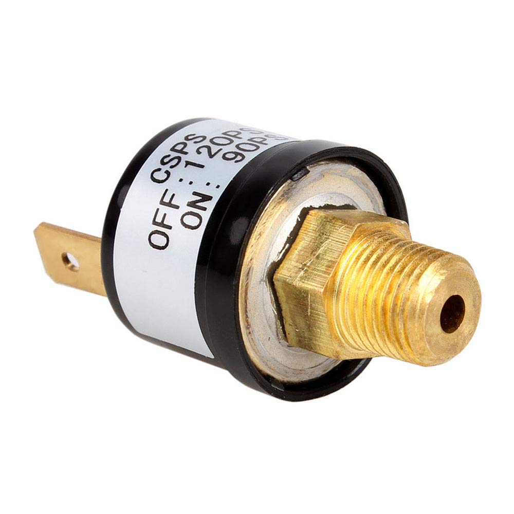 Mintice 12V Heavy Duty 90-120 PSI Pressure Control Switch Valve Air Compressor Horn Pump Car Train Regulator