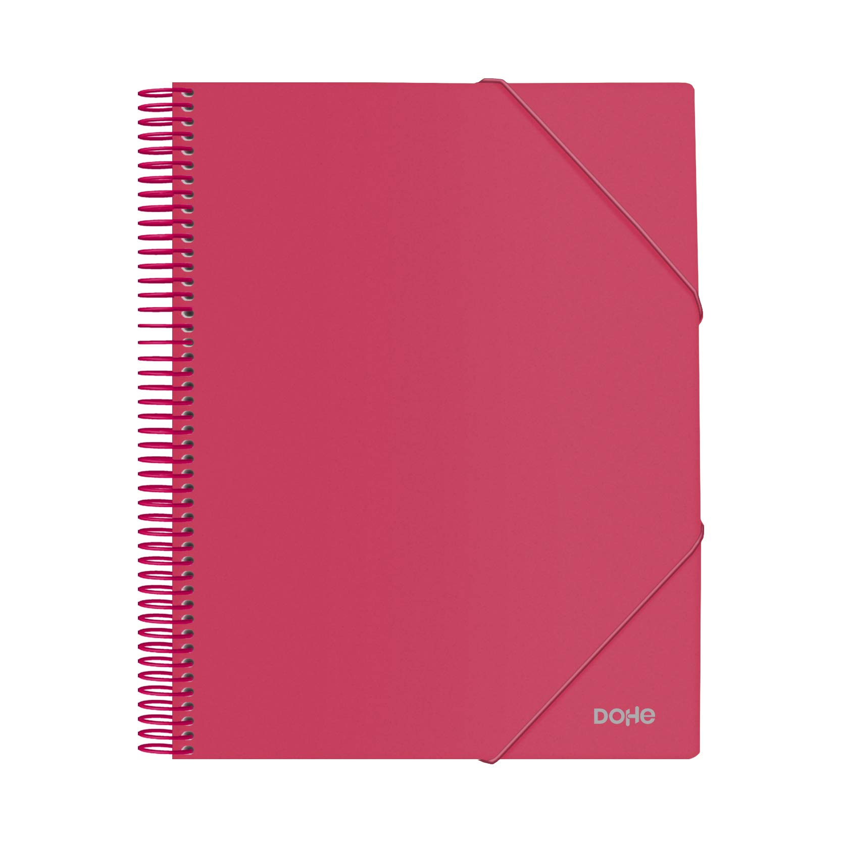 Spiral Binder - 30 Pockets of 80 Micron - Red