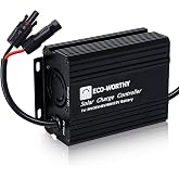 ECO-WORTHY 12A Boost MPPT Solar Charge Controller for 48V/60V/72V Batteries | Solar Panel Regulator for Lead-Acid, LiFePO4, Gel, Flooded Batteries .etc in Golf Cart Electric Vehicles and Solar System