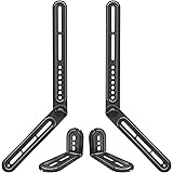 Mounting Dream Soundbar Mount Sound Bar TV Bracket for Mounting Above or Under TV Fits Most of Sound Bars Up to 22 Lbs, with 