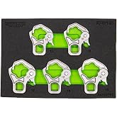 VIM Tools 5 PC. 3/8'' DR. RATCHETING Flare NUT Set (15, 16, 17, 18, 19MM)