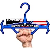 Original Xtreme KRYSTAL Translucent Heavy Duty Clear Hangers | American Made |Anti-Slip Tactical Hanger for Police Gear,Scuba Gear & Dive BCD,ABS Resin 200-lb Capacity Wetsuit Hanger Tough Hook-1 Pack