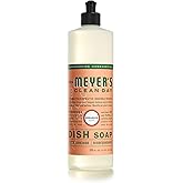 MRS. MEYER'S CLEAN DAY Liquid Dish Soap, Biodegradable Formula, Geranium, 16 Fl. Oz
