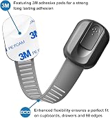 Norjews 8 Pack Cabinet Locks Baby Proofing Adjustable Straps Black view 2
